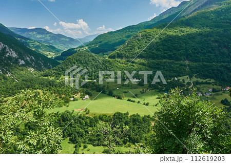 Montenegro. Valley of Tara riverbed. 112619203