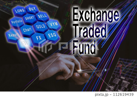 スマートフォンでの金融取引 ETFを選択 112619439