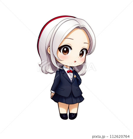 笑顔の可愛い女の子のイラスト 笑顔の可愛い女の子のイラスト 112620764