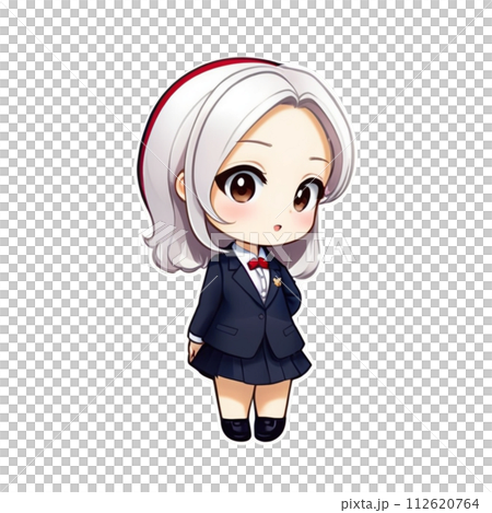 笑顔の可愛い女の子のイラスト 笑顔の可愛い女の子のイラスト 112620764