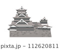熊本城のイラスト 112620811