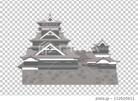 熊本城のイラスト 熊本城のイラスト 112620811