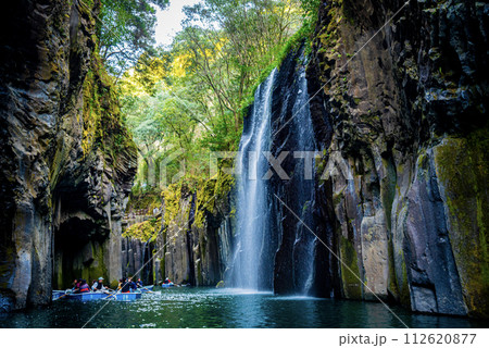 高千穂峡の真名井の滝 高千穂峡の真名井の滝 112620877