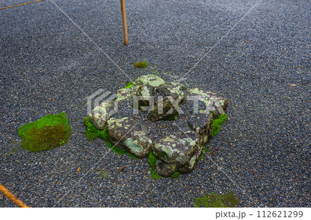 伊勢神宮の風景 三つ石 伊勢神宮の風景 三つ石 112621299