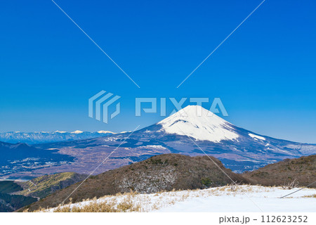 神奈川県 箱根駒ケ岳ロープウェーからの富士山の風景 神奈川県 箱根駒ケ岳ロープウェーからの富士山の風景 112623252