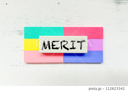 MERIT メリットのタイトル文字 112623342