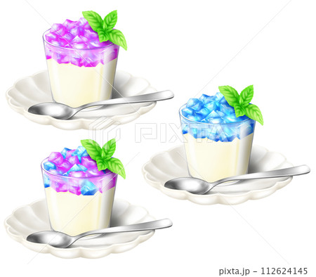 あじさいゼリー カフェスタイル バラエティ 3カラー あじさいゼリー カフェスタイル バラエティ 3カラー 112624145