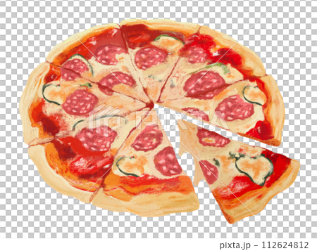 Pepperoni pizza (whole and piece) Pepperoni pizza (whole and piece) 112624812