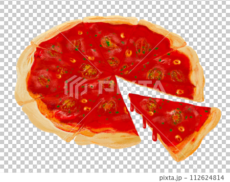 Marinara pizza (whole and piece) 112624814