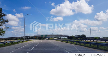Indonesian toll road or highway, new government infrastructure project Indonesian toll road or highway, new government infrastructure project 112625637
