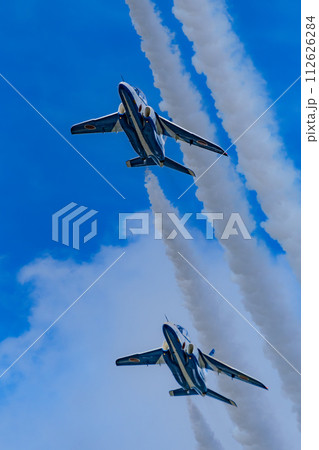 松島基地航空祭 ブルーインパルスアクロバット飛行スモーク 松島基地航空祭 ブルーインパルスアクロバット飛行スモーク 112626284
