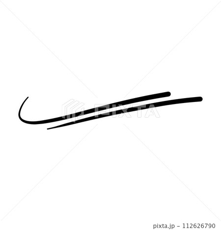 Hand drawn curly swish icon vector illustration, paint brush design element of swash, swoosh, swoosh underline swirl squiggle stroke illustration Hand drawn curly swish icon vector illustration, paint brush design element of swash, swoosh, swoosh underline swirl squiggle stroke illustration 112626790