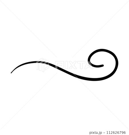 Hand drawn curly swish icon vector illustration, paint brush design element of swash, swoosh, swoosh underline swirl squiggle stroke illustration Hand drawn curly swish icon vector illustration, paint brush design element of swash, swoosh, swoosh underline swirl squiggle stroke illustration 112626796