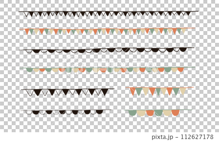 Colorful garland 112627178