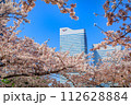【神奈川の都市風景】みなとみらい周辺の桜 112628884
