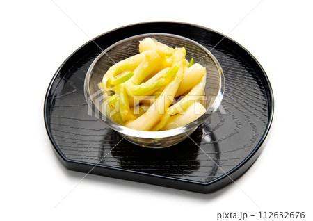 東北地方の野菜、ひろっこの酢味噌和え 112632676