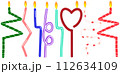vector illustration of a birthday candle 112634109