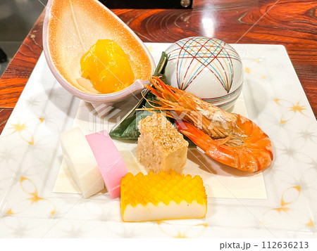 正月料理の前菜 112636213
