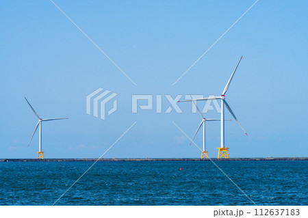 洋上風力発電 石狩湾新港(港湾区域) 洋上風力発電 石狩湾新港(港湾区域) 112637183
