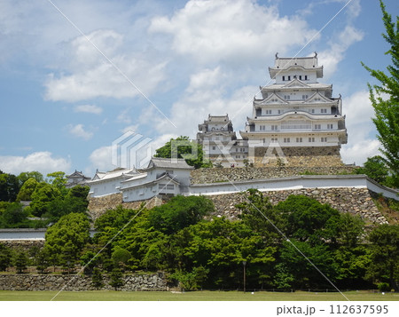 世界遺産の姫路城・白鷺城　兵庫県　Himeji Castle at Hyogo, Japan, Wo 112637595