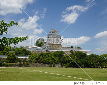 世界遺産の姫路城・白鷺城　兵庫県　Himeji Castle at Hyogo, Japan, Wo 112637597