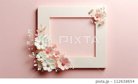 初恋の彩り 桜色の花飾りです 初恋の彩り 桜色の花飾りです 112638654