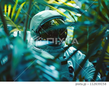 Exotic scientist animates space 112639158