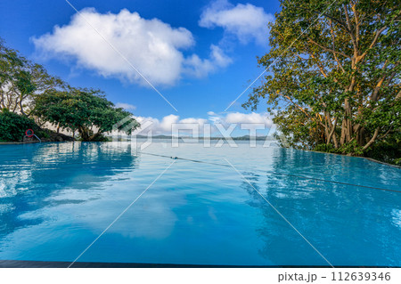 Serene Infinity Pool at Heritance Kandalama, Sri Lanka. 112639346