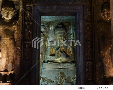 アジャンター石窟寺院 オーランガーバード・インド アジャンター石窟寺院 オーランガーバード・インド 112639621