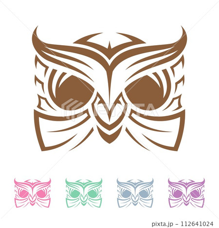 Best of the best creative graphic vintage illustration owl 112641024