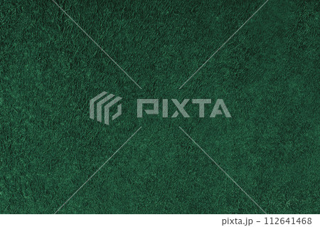 Suede leather texture background, green genuine leather, natural skin animal, top view 112641468