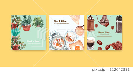 Daily life ads templates 112642851
