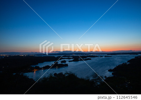 大高森展望台からみた松島の風景 大高森展望台からみた松島の風景 112645546
