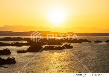 大高森展望台からみた松島の風景 大高森展望台からみた松島の風景 112645556