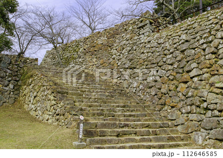 洲本城の本丸大石段 112646585