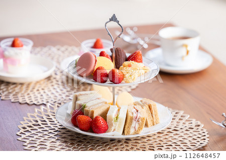 アフタヌーンティーセット 112648457