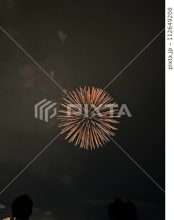 知多市の新舞子海岸の花火大会 知多市の新舞子海岸の花火大会 112649208