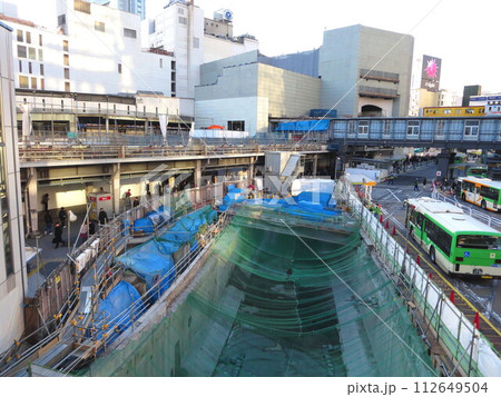 渋谷川 渋谷駅東口再開発工事中に姿をあらわす 2014.3.152014.3.15 112649504