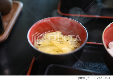 味噌汁 みそ汁 お味噌汁 112650503