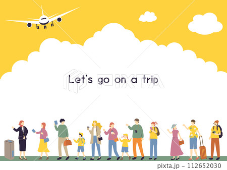 旅行を楽しむ人達 112652030