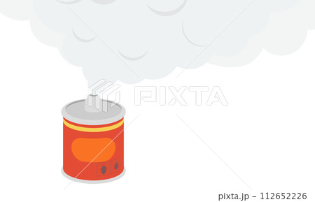 煙を出している殺虫剤のイラスト 煙を出している殺虫剤のイラスト 112652226