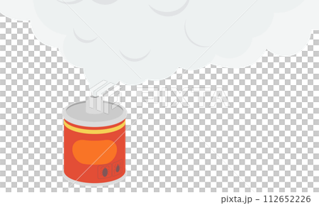 煙を出している殺虫剤のイラスト 煙を出している殺虫剤のイラスト 112652226