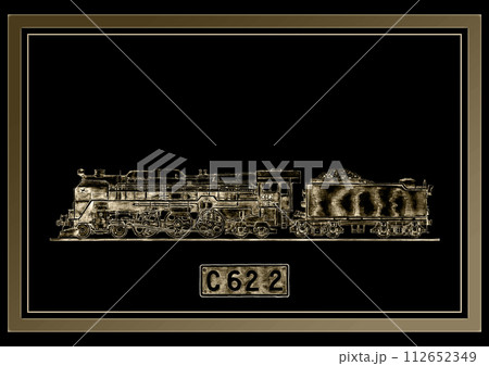 鉛筆画のSL C622 エッチング風 セピア効果 鉛筆画のSL C622 エッチング風 セピア効果 112652349