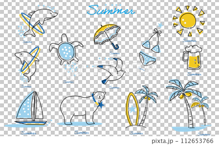 夏天的例證 夏天的例證 112653766