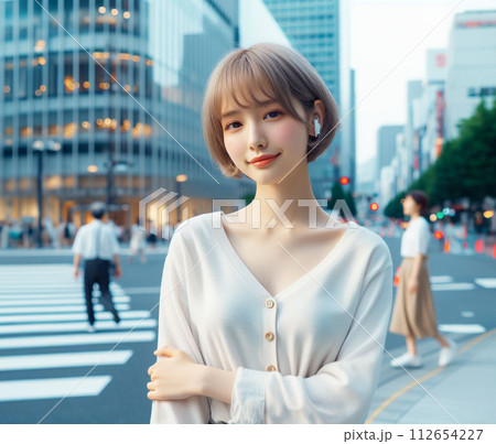 美少女のストリートスナップ 112654227