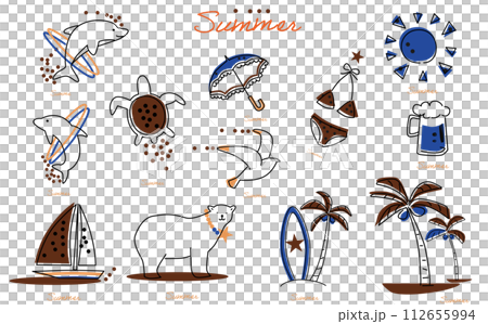 夏天的例證 夏天的例證 112655994