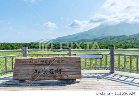 北海道斜里町　世界自然遺産　知床国立公園の夏の風景 112656624