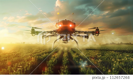 agricultural Drone for spraying fields 112657268