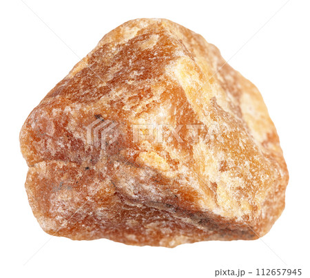 natural raw heliolite sunstone mineral cutout 112657945