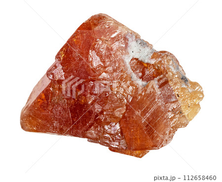specimen of natural raw scheelite rock cutout specimen of natural raw scheelite rock cutout 112658460